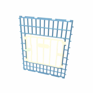 Panneau Frontal GL40 - Qualité Supérieure pour Élevage