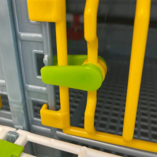 Verrou de porte sécurisé pour élevage - Eggceterra