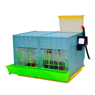 Poussinière 2 sections 40cm - Élevage durable Eggceterra