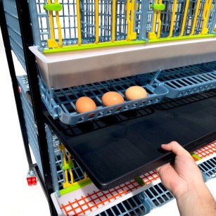 Plateau à déjection - Eggceterra : Propre et Efficace