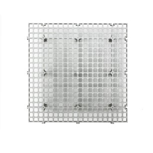 Caillebotis 50x50 cm - Trou 18mm | Eggceterra Élevage