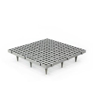 Caillebotis 50x50 cm - Trou 18mm | Eggceterra Élevage