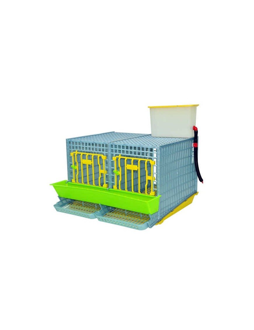Cage d'élevage perdrix 2 sections - Eggceterra