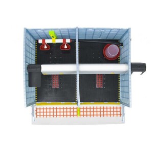 Poussinière 2 Sections 25cm – Élevage Expert Eggceterra
