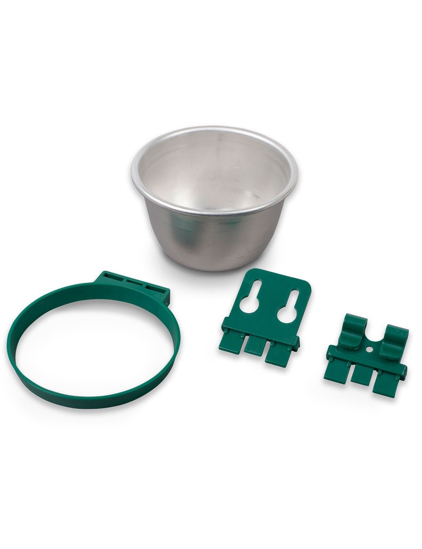 Mangeoire Bol Aluminium Durable - Eggceterra Élevage