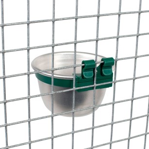Mangeoire Bol Aluminium Durable - Eggceterra Élevage