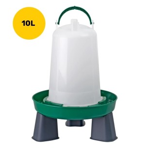 Abreuvoir Poules 10L sur Pieds - Haute Qualité | Eggceterra