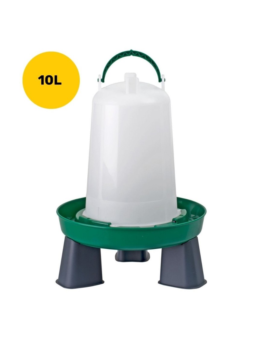 Abreuvoir Poules 10L sur Pieds - Haute Qualité | Eggceterra Abreuvoir Poules 10L sur Pieds - Haute Qualité | Eggceterra