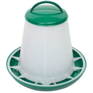 Mangeoire anti-gaspillage 1kg pour poules - Eggceterra