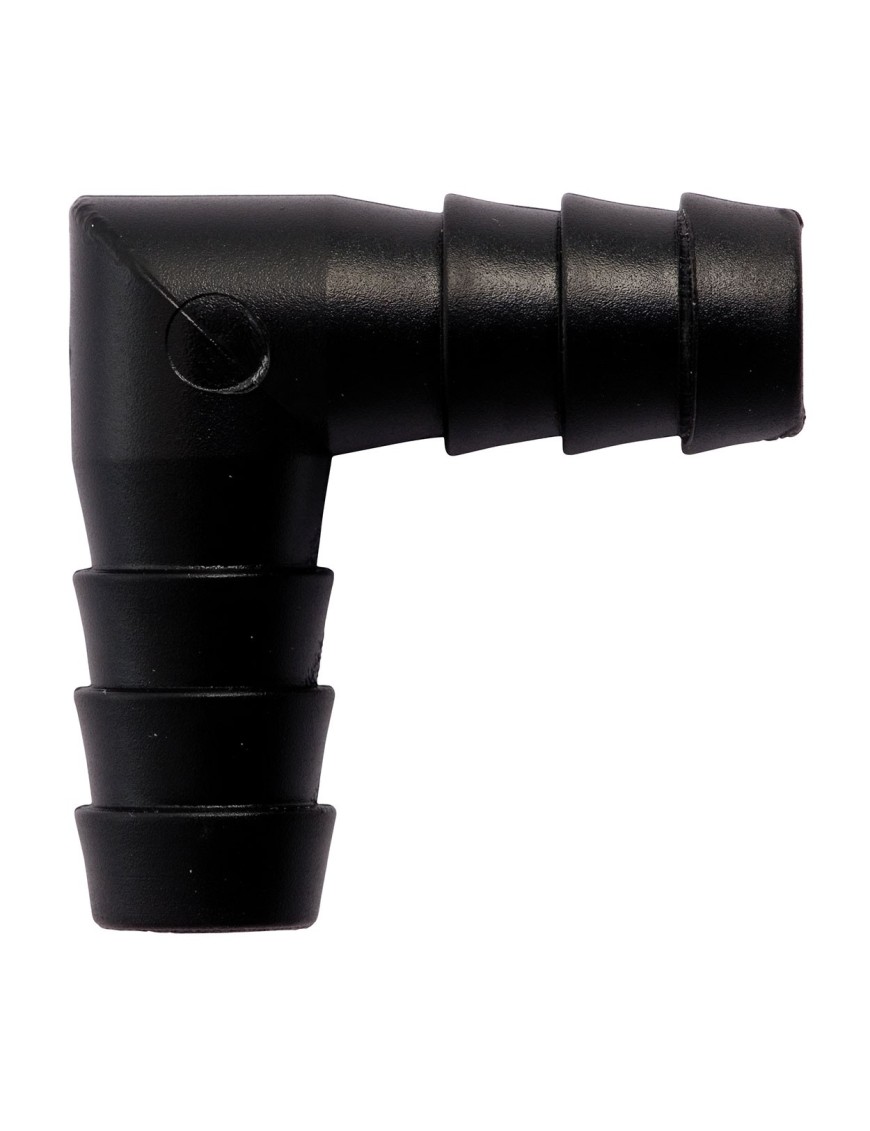 Raccord coudé 90° 9 mm - Eggceterra élevage pro