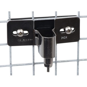 Abreuvoir Pipette Inox Vis Grillage - Eggceterra Élevage