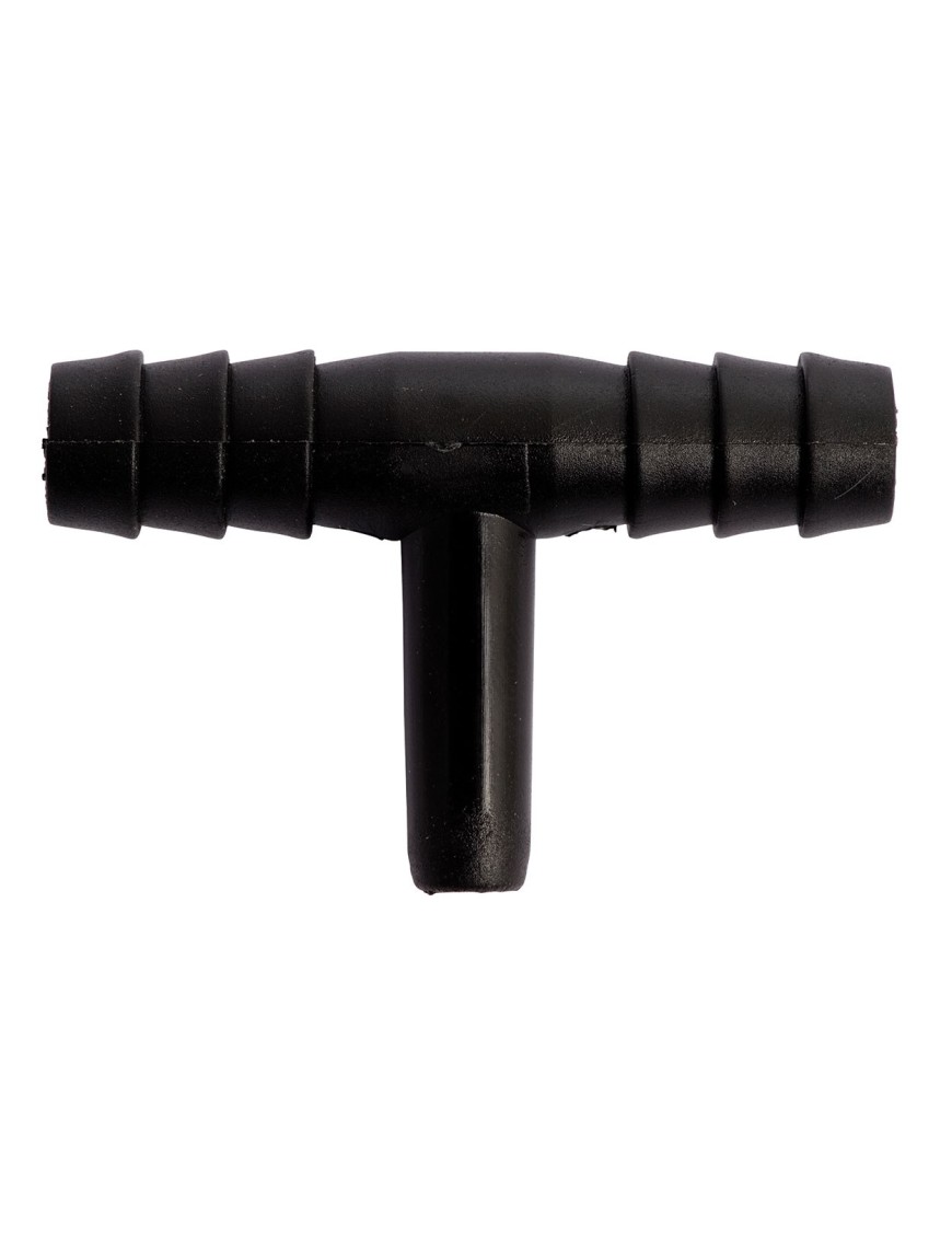 Raccord en T 9/6 mm pour tuyaux - Eggceterra Élevage Raccord en T 9/6 mm pour tuyaux - Eggceterra Élevage