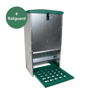 Mangeoire à pédale 20 kg anti-rats | Eggceterra élevage