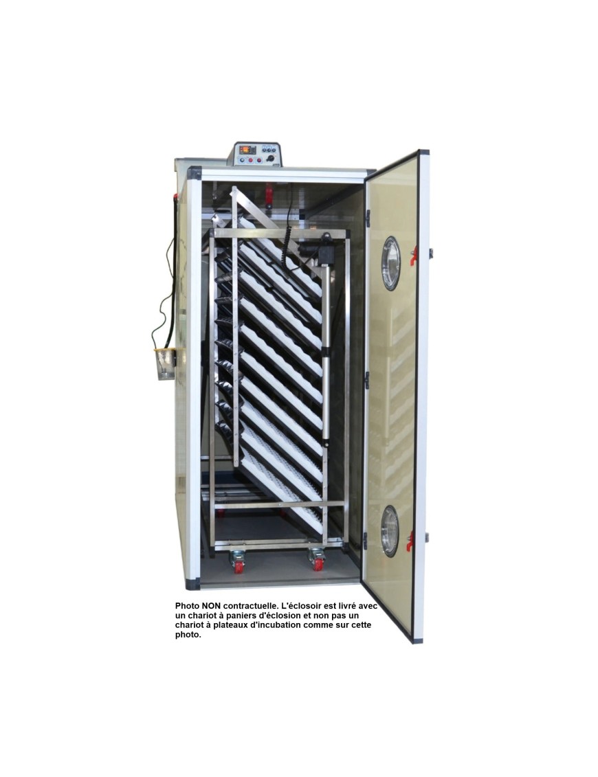 Eclosoir T1600H à chariot | Incubation pro chez Eggceterra