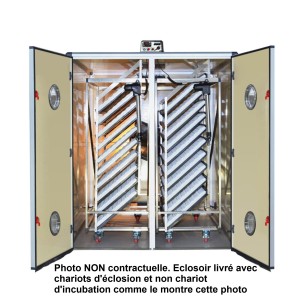 Eclosoir T3200H à chariot - Équipement pro Eggceterra