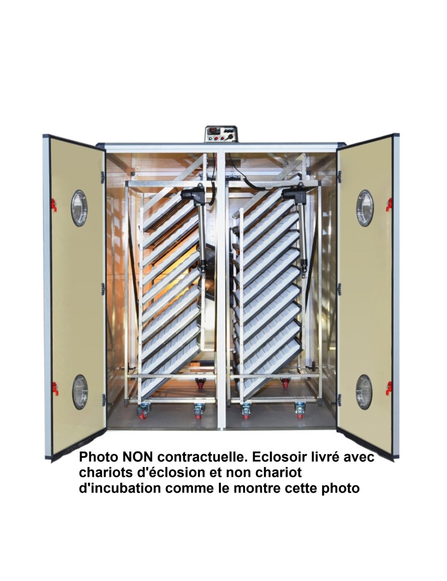 Eclosoir T3200H à chariot - Équipement pro Eggceterra
