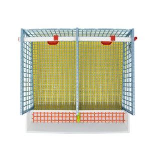 Cage Jumbo 2 Sections pour Cailles Pondeuses - Eggceterra