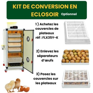 Couveuse automatique HB175C - Élevage facile Eggceterra