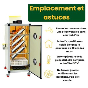 Couveuse automatique HB175C - Élevage facile Eggceterra