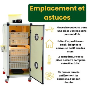 Eclosoir HB175H - Incubateur Haut de Gamme | Eggceterra