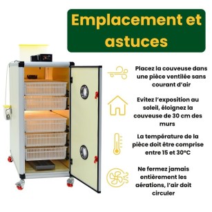 Eclosoir HB350H - Incubateur performant | Eggceterra