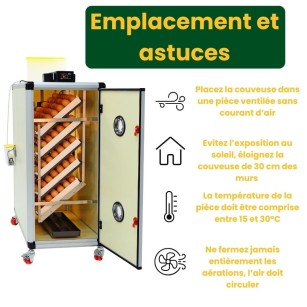 Couveuse automatique HB350S - Élevage facile | Eggceterra