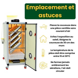 Couveuse automatique HB350C | Eggceterra élevage optimisé