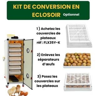Couveuse Automatique HB500S - Eggceterra Élevage Expert