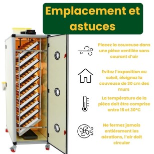Couveuse Automatique HB700S - Élevage Efficace Eggceterra