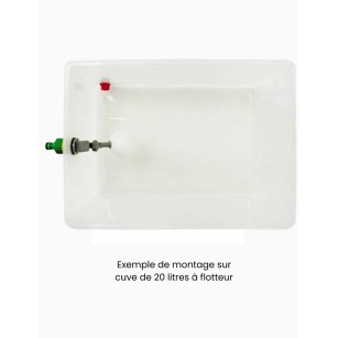 Adaptateur tuyau flotteur réglable basse pression | Eggceterra