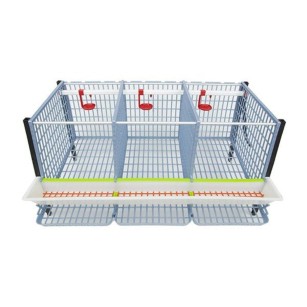 Cage Poule Pondeuse 3 Étages 40cm | Eggceterra Élevage