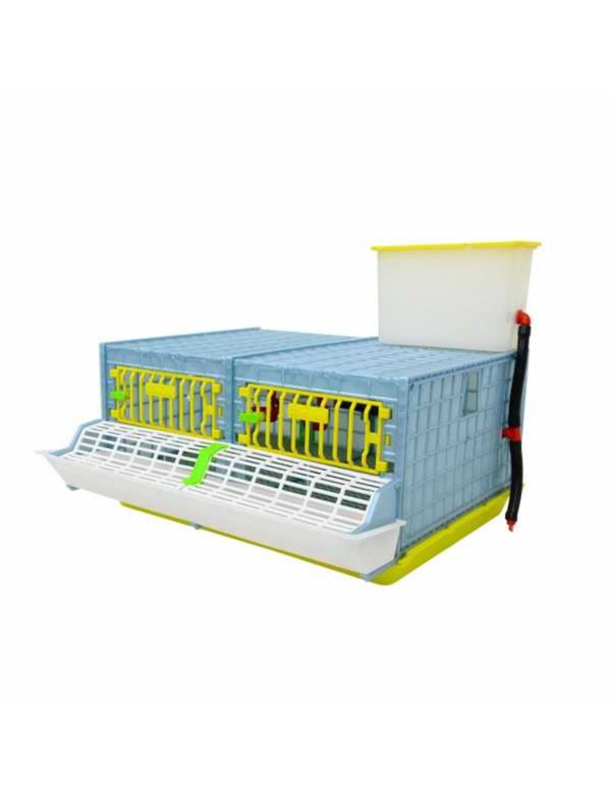 Cage de croissance 2 sections, 25 cm - Eggceterra élevage
