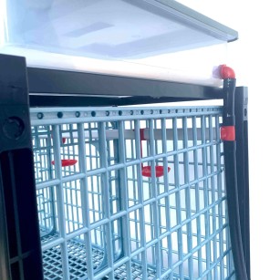 Cage de Croissance 1 Étage 40cm - Eggceterra Élevage