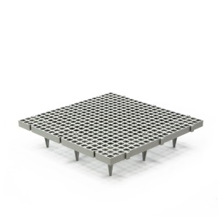 Caillebotis 50x50 cm - Trou 18mm | Eggceterra Élevage