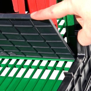 Pondoir Collecte Frontale 1 Compartiment | Eggceterra